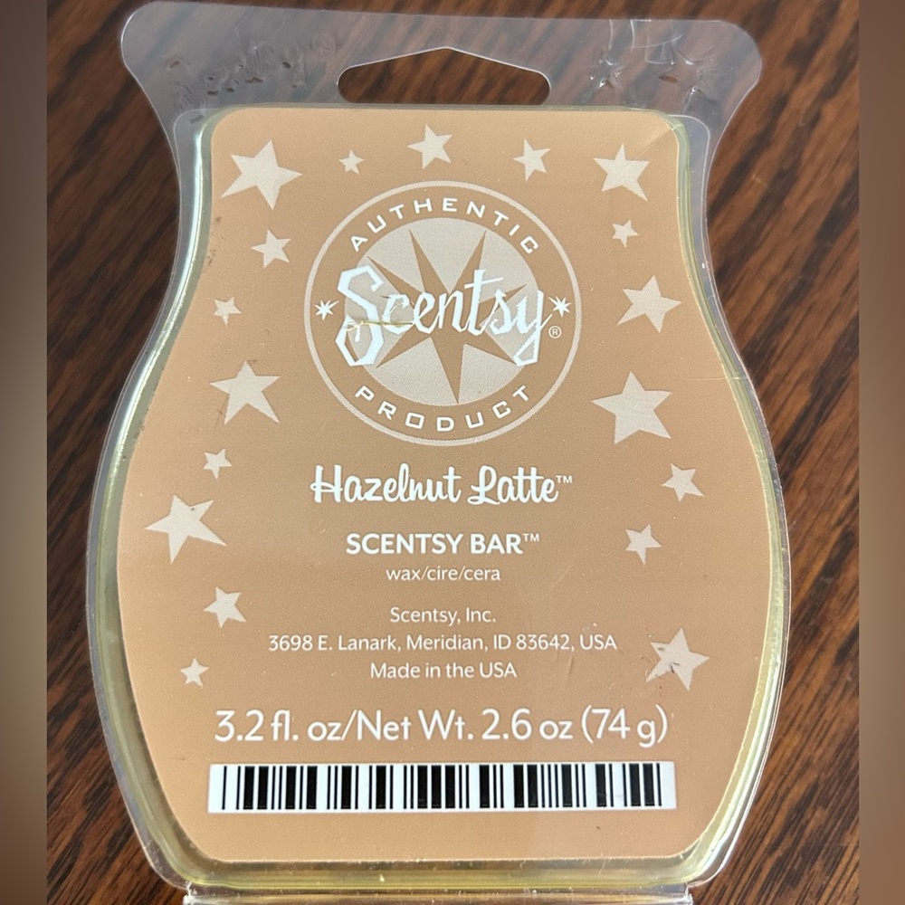 Scentsy Wax Bar Hazelnut Latte